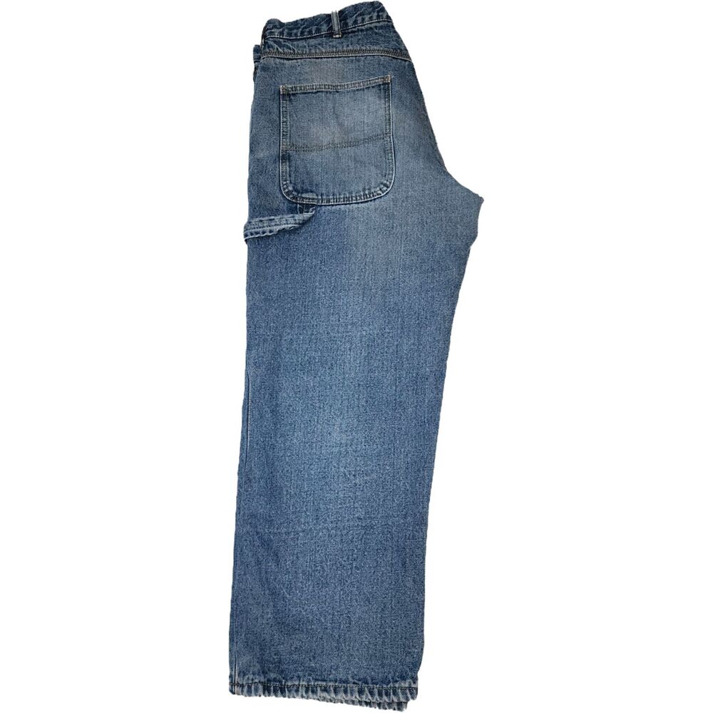 Crossfire Denim Men's Flannel Lined Carpenter Jeans Size 40 x 30